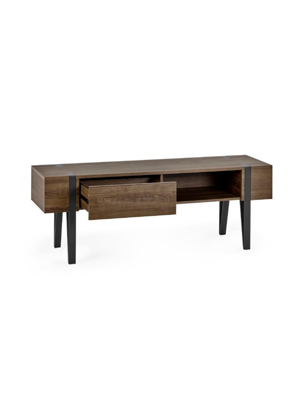 Troy TV Unit up to 65 Inch - Rustic Wood Effect - Image 4