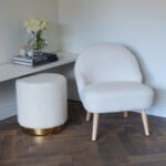Lara Vintage Pink & Gold Dining Chairs - Image 11