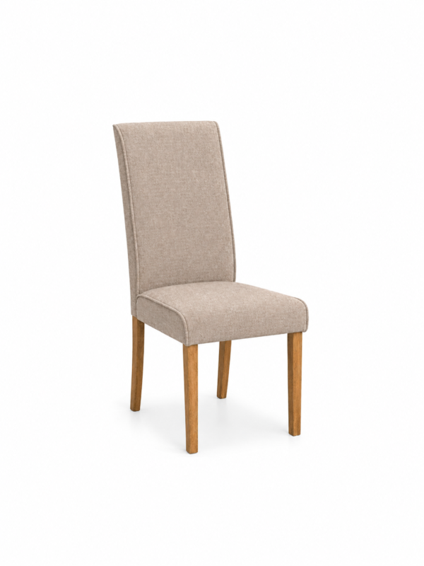 Valencia Upholstered Dining Chair (Set of 2) - Cream Chenille - Image 4