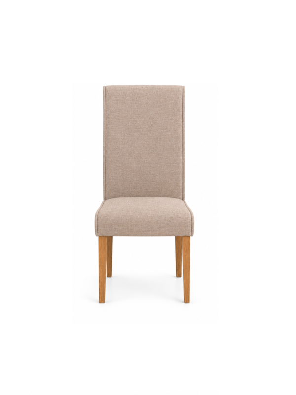 Valencia Upholstered Dining Chair (Set of 2) - Cream Chenille - Image 5