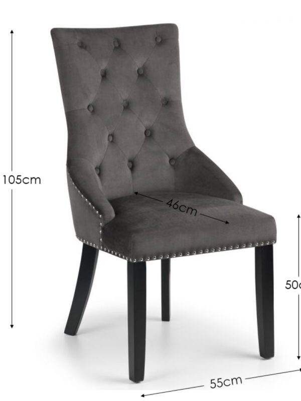Set Of 2 Veneto Knockerback Chairs - Image 5