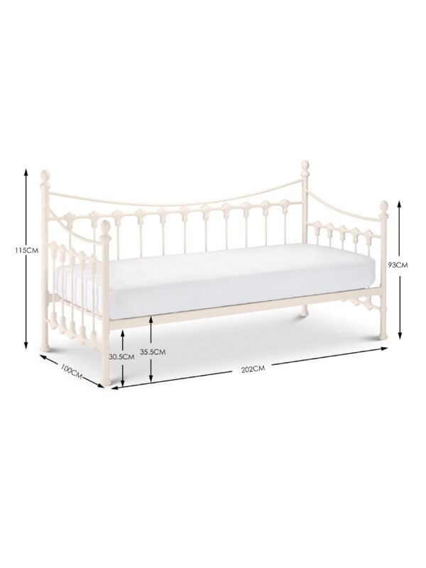 Versailles 90cm Single Ivory Daybed - Image 6