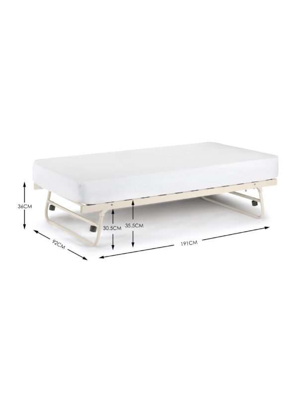 Versailles 90cm Single Ivory Underbed Trundle - Image 3
