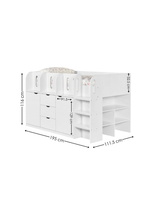 Vision Mid Sleeper Bed - Image 8