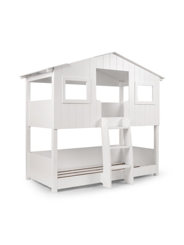 Willow 90cm Single White Treehouse Bunk Bed - Image 3