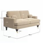 Addison 2 Seater Velvet Sofa