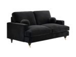 Addison 2 Seater Velvet Sofa with Caster Legs