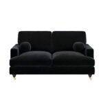 Addison 2 Seater Velvet Sofa with Caster Legs