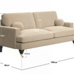 Addison 3 Seater Velvet Sofa