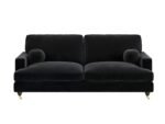 Addison 3 Seater Velvet Sofa with Caster Legs