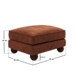 Addison Footstool Chenille