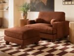 Addison Footstool Chenille