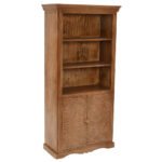 Artwork Mango Wood Large Corner Bookcase - Image 3