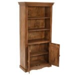 Artwork Mango Wood Large Corner Bookcase - Image 5