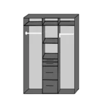 Ashby 3 Door Wardrobe