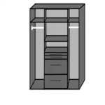 Ashby 4 Door Wardrobe