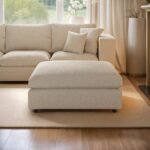 Asher Footstool Boucle