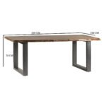 Baltic Live Edge Dining Table 2 M - Image 6