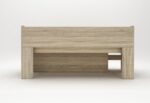 Storage Mid Sleeper with Cupboard and Shelves - Oak Effect - Image 5