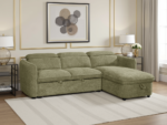 Brancaster Universal Corner Sofa Bed - Green