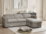 Brancaster Universal Corner Sofa Bed - Grey