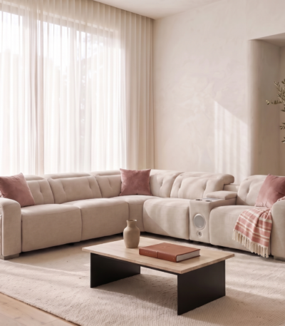 Cawdor Modular Large Corner Electric Recliner Sofa