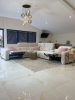 Cawdor Modular Large Corner Electric Recliner Sofa