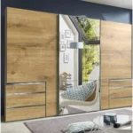 Chesham 3 Door 6 Drawer Wardrobe with Mirror
