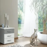 Clare 3 Drawer Bedside Table