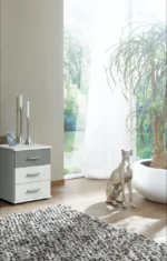 Clare 3 Drawer Bedside Table