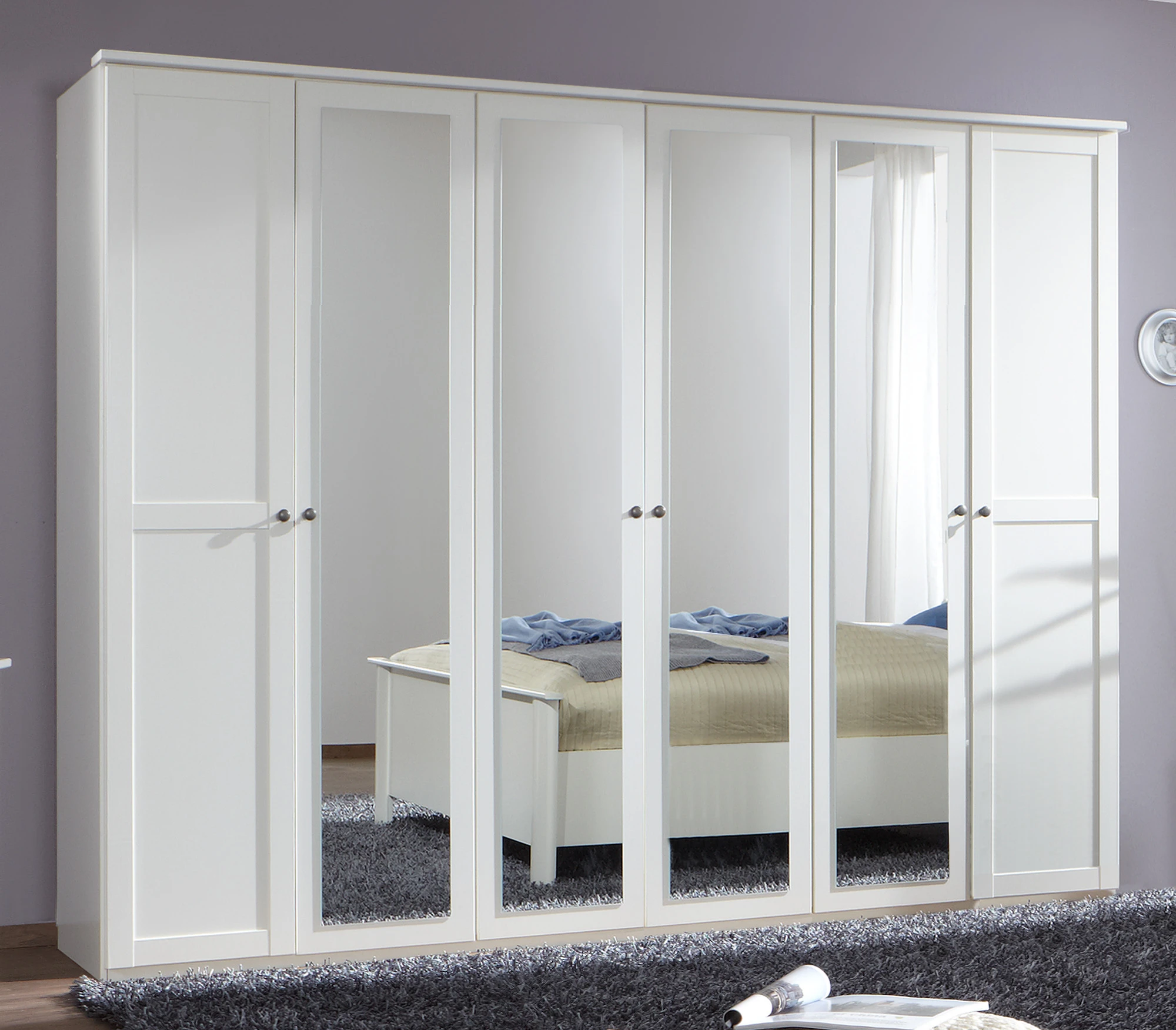 Coniston 6 Door Wardrobe Coniston 6 Door Wardrobe