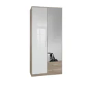 Corbridge 2 Door 2 Drawer Wardrobe with Mirror