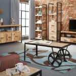Cosmo Industrial Cart Coffee Table