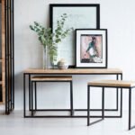 Cosmo Industrial John Long Coffee Table Set