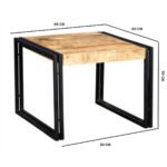 Cosmo Industrial Small Coffee Table - Image 4