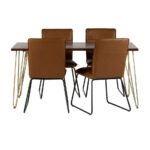 Dark Gold Dining Table - Image 3