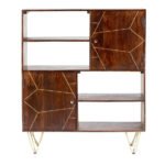 Dark Gold Display Cabinet - Image 4