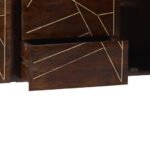 Dark Gold Extra Large Sideboard 3 Drawers and 2 Doors - Image 3