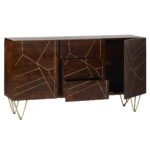 Dark Gold Extra Large Sideboard 3 Drawers and 2 Doors - Image 5