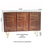 Dark Gold Large Sideboard - Image 3