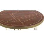 Dark Gold Round Dining Table - Image 3