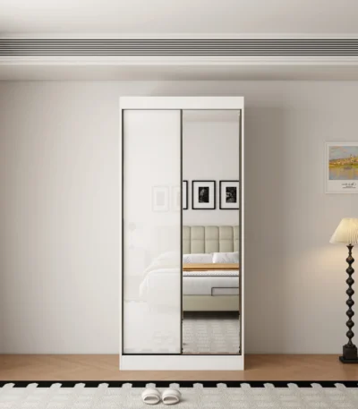 Dartmouth Gloss White Sliding Wardrobe