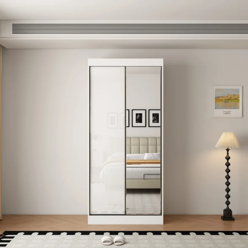 Dartmouth Gloss White Sliding Wardrobe