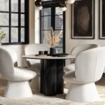 Deko Dining Table with 4 Aiko Chairs Set