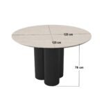 Deko Dining Table with 4 Aiko Green Chairs Set