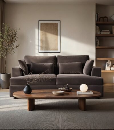 Drew 2 Seater Velvet Sofa