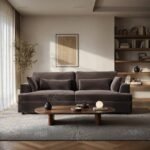Drew 3 Seater Velvet Sofa