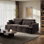 Drew 3 Seater Velvet Sofa