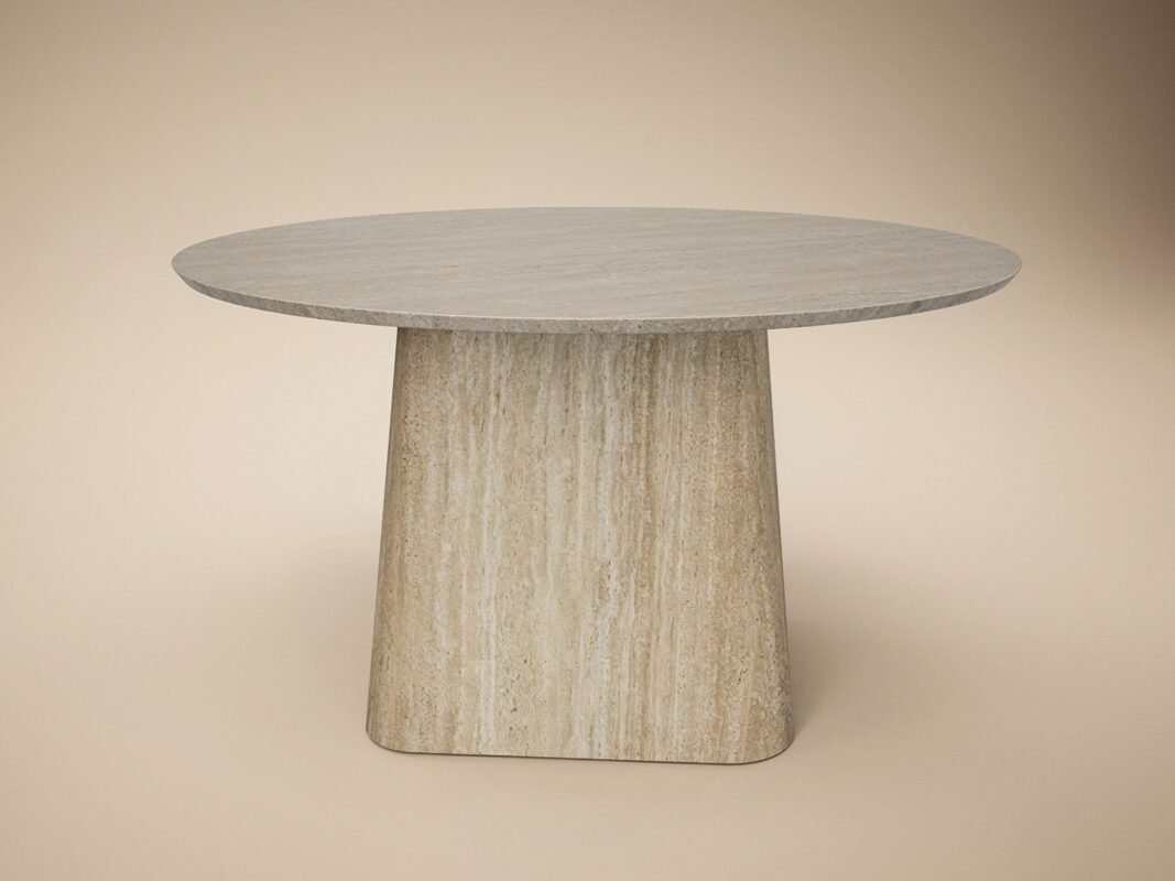 Elin Dining Table with 4 Aiko Chairs Set