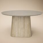 Elin Dining Table with 4 Aiko Chairs Set